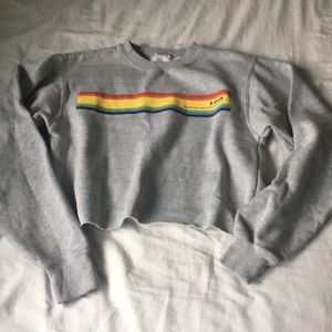 John Galt Cropped Sweatshirt